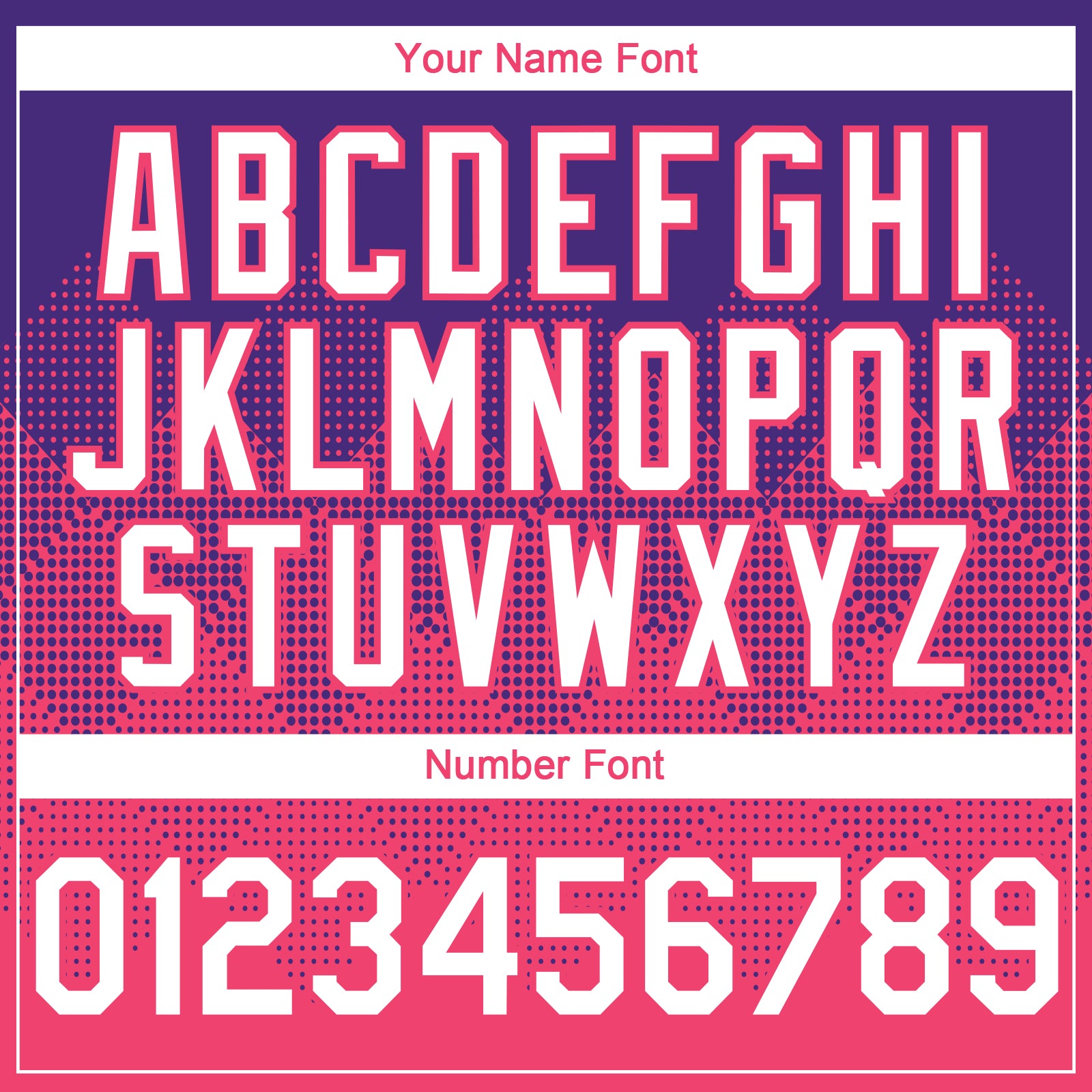 Custom Purple White-Neon Pink 3D Gradient Square Shape Authentic Baseball Jersey