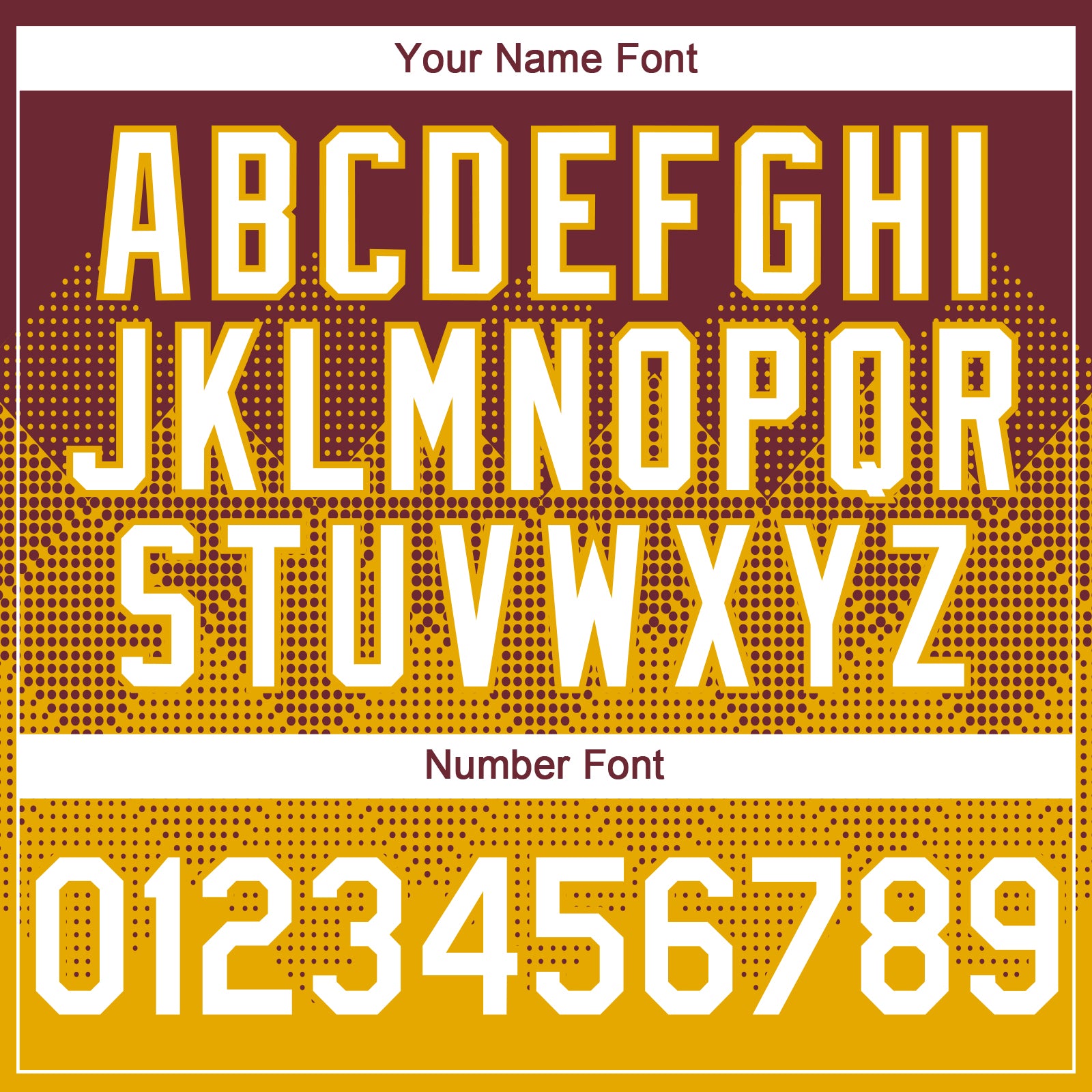 Custom Burgundy White-Gold 3D Gradient Square Shape Authentic Baseball Jersey