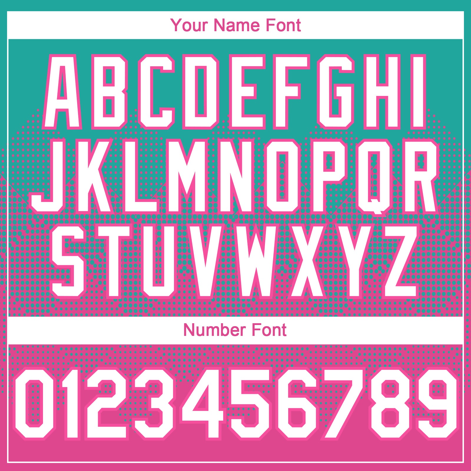 Custom Aqua White-Pink 3D Gradient Square Shape Authentic Baseball Jersey