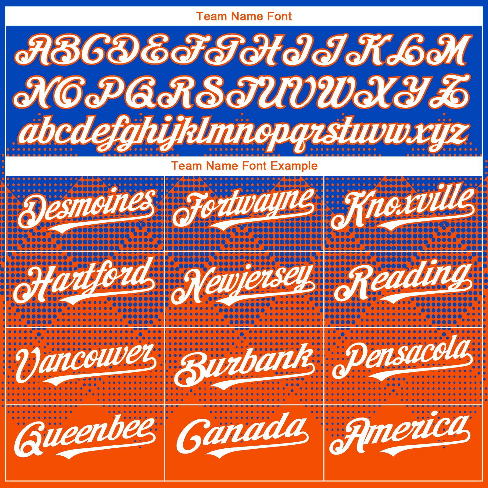 Custom Thunder Blue White-Orange 3D Gradient Square Shape Authentic Baseball Jersey