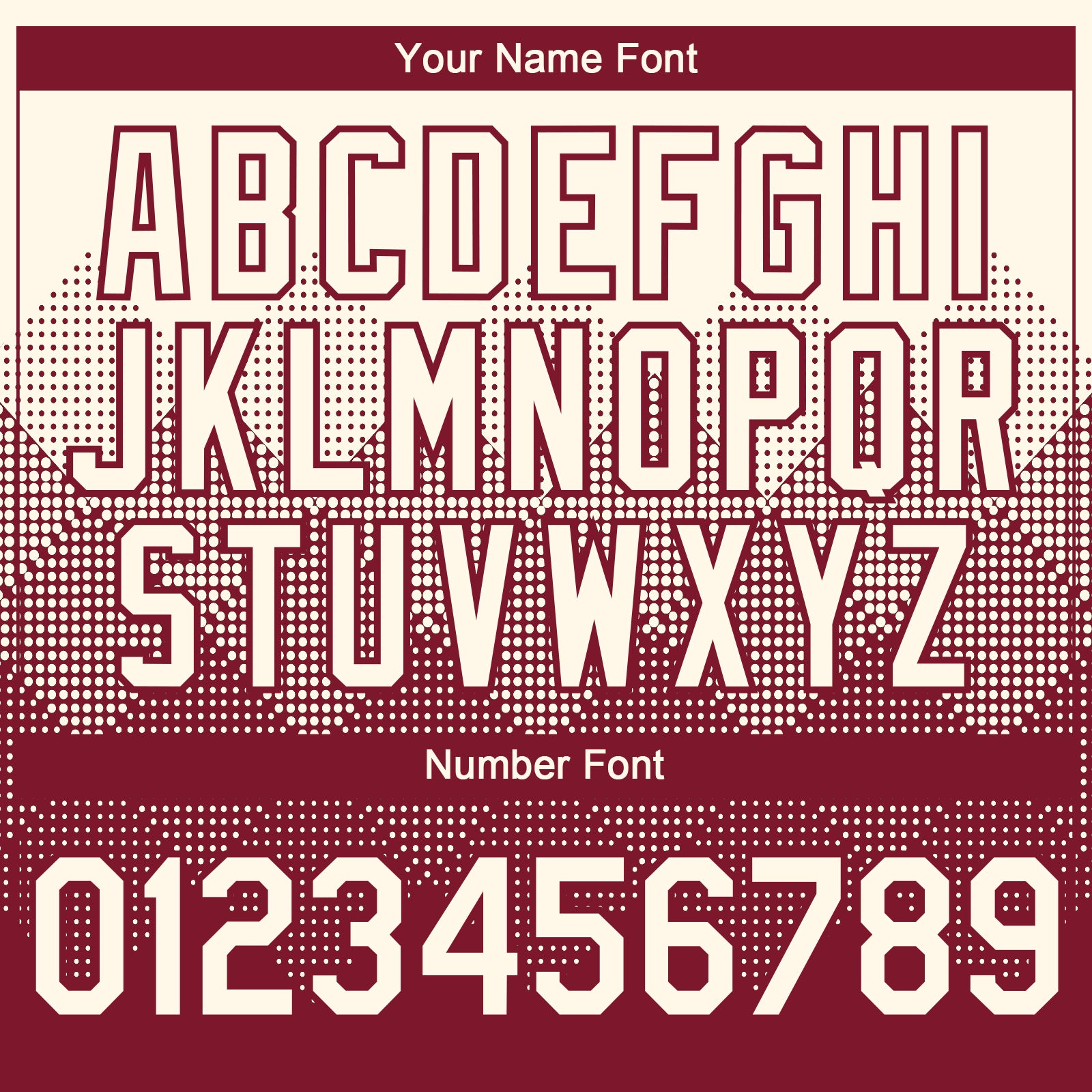 Custom Cream Crimson 3D Gradient Square Shape Authentic Baseball Jersey