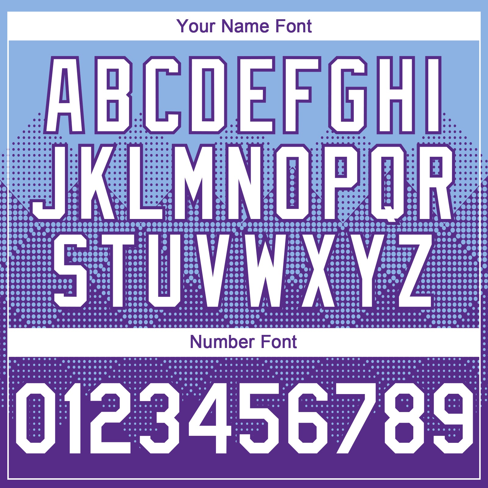 Custom Light Blue White-Purple 3D Gradient Square Shape Authentic Baseball Jersey