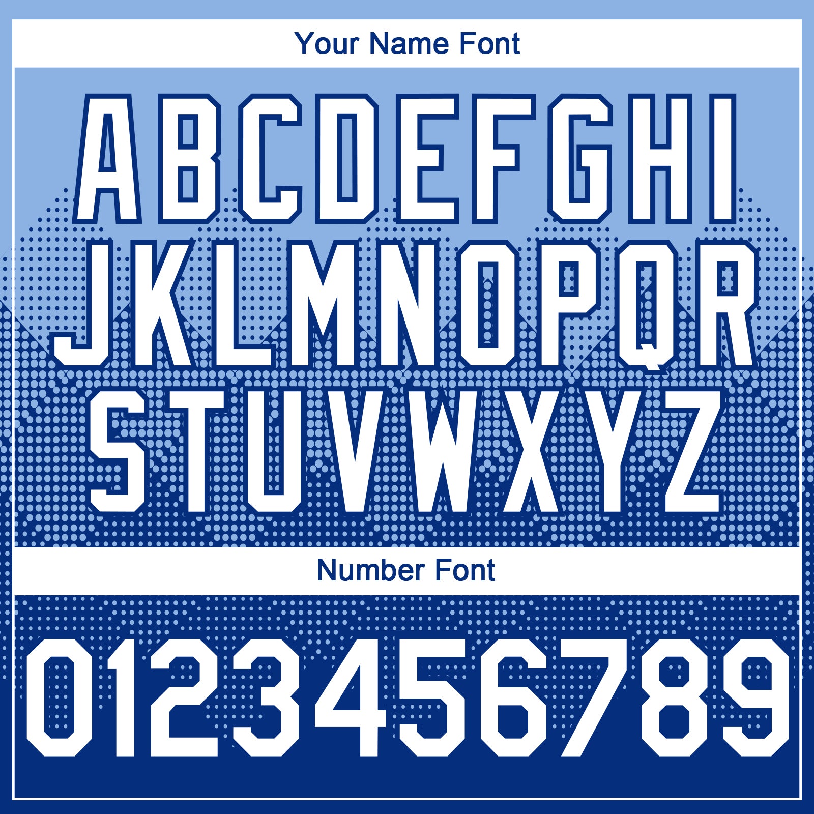 Custom Light Blue White-Royal 3D Gradient Square Shape Authentic Baseball Jersey