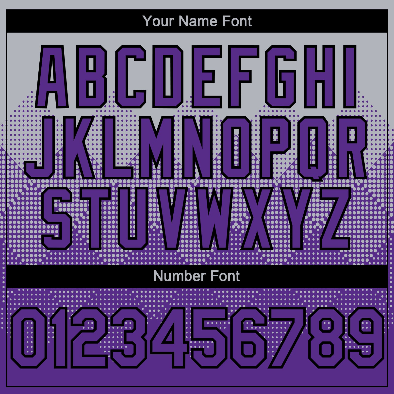 Custom Gray Purple-Black 3D Gradient Square Shape Authentic Baseball Jersey