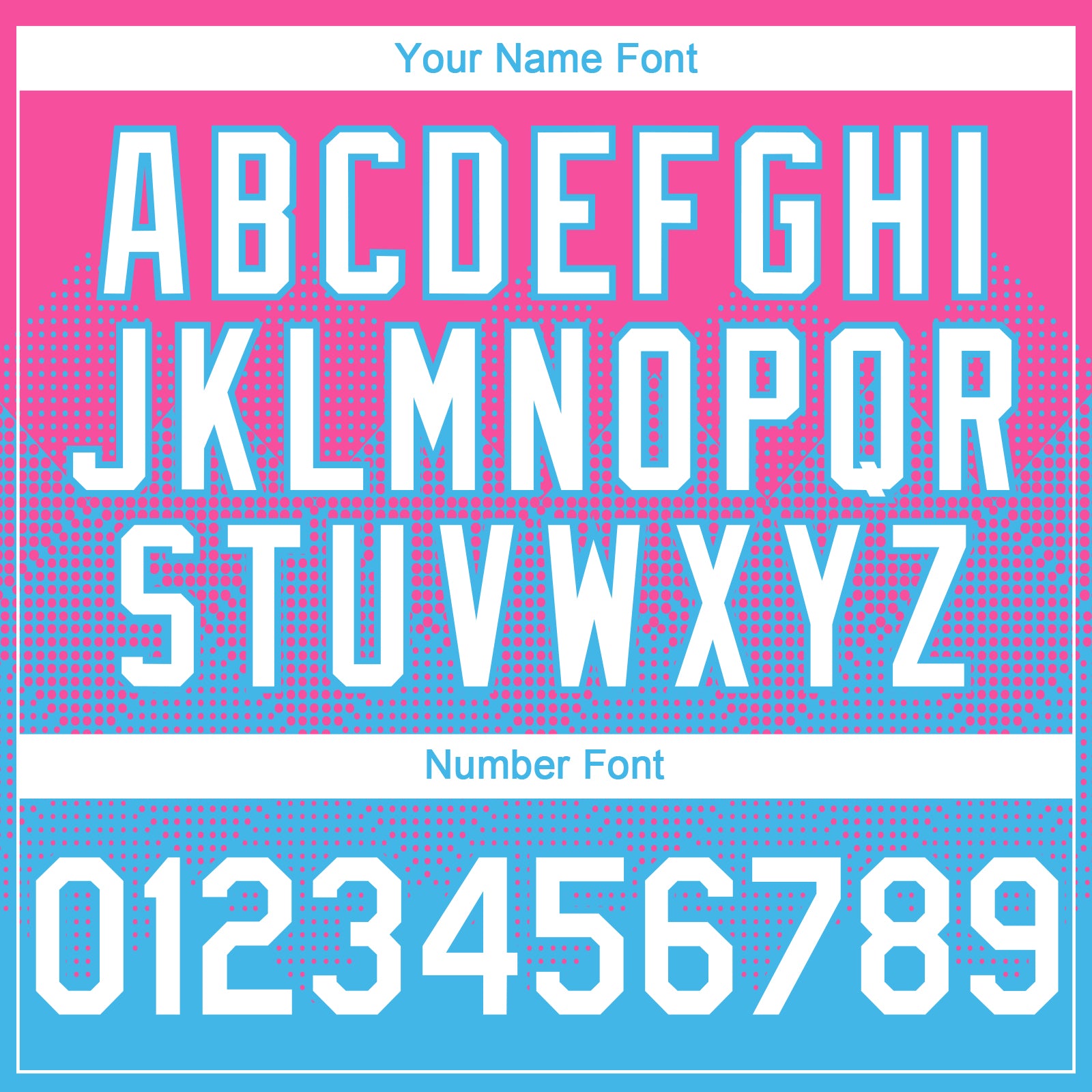 Custom Pink White-Sky Blue 3D Gradient Square Shape Authentic Baseball Jersey