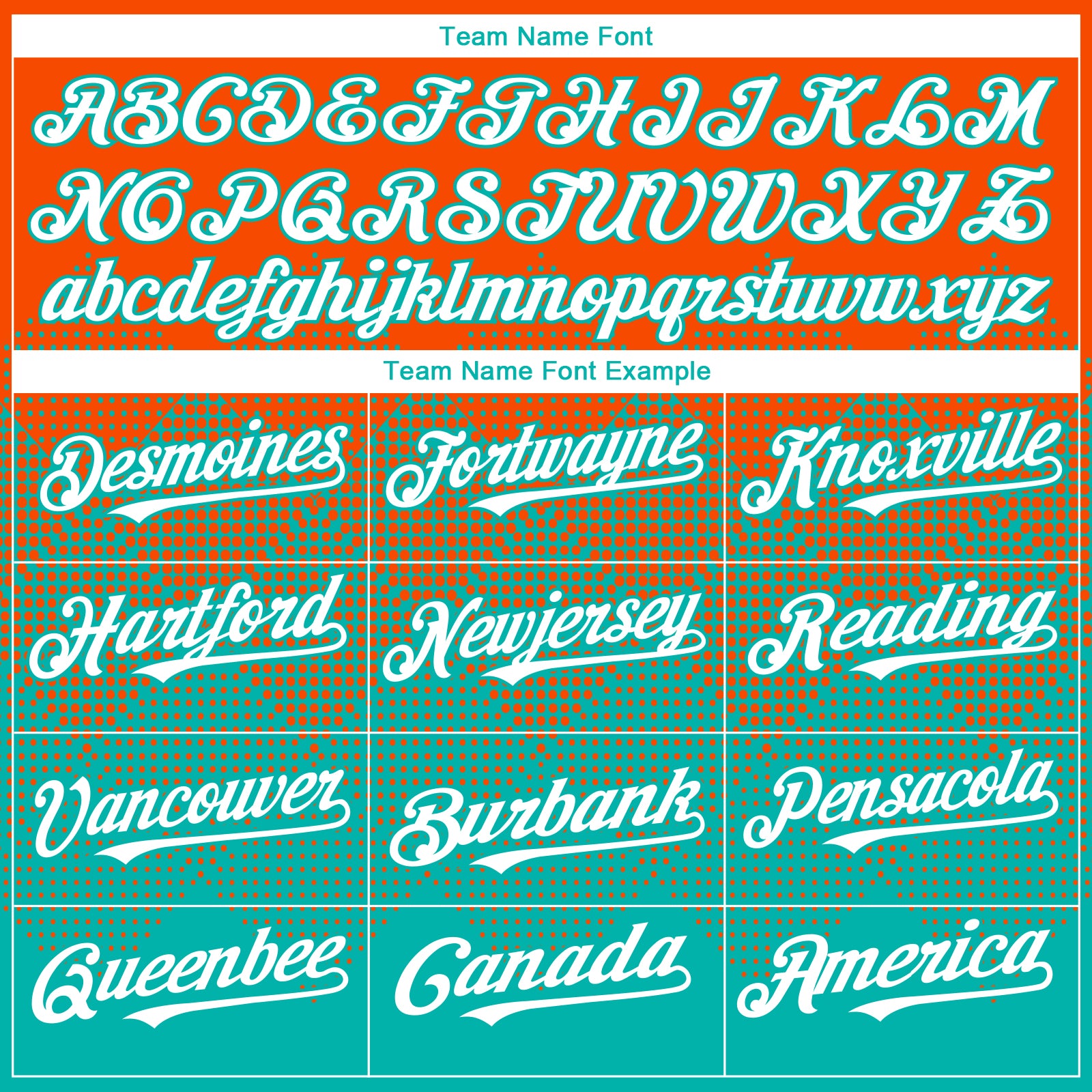 Custom Orange White-Aqua 3D Gradient Square Shape Authentic Baseball Jersey