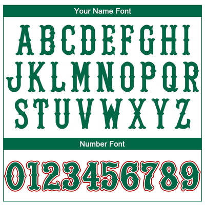 Custom White Kelly Green-Red 3D Mexico Mexican Flag Authentic Baseball Jersey