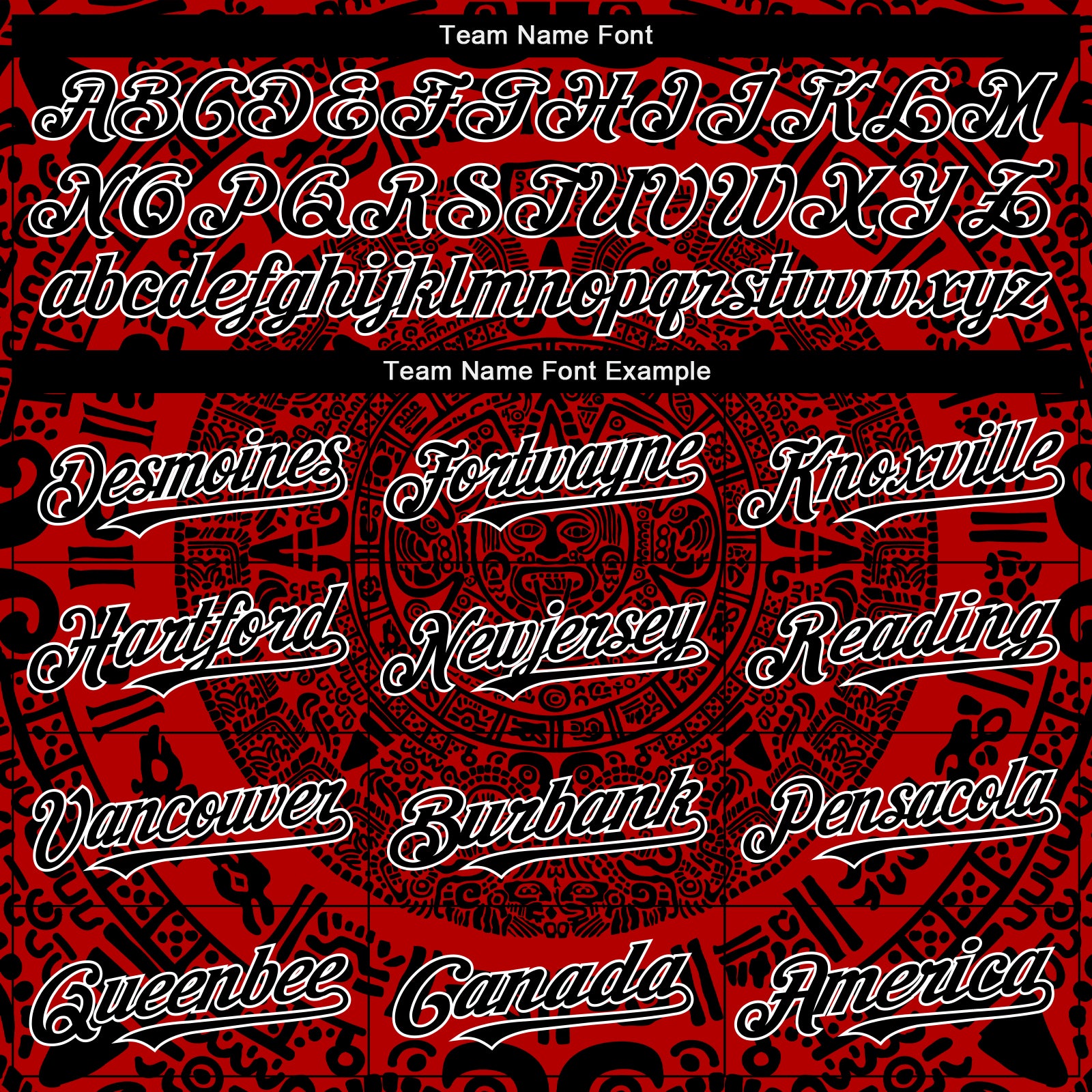 Custom Red Black-White 3D Mexico Authentic Baseball Jersey