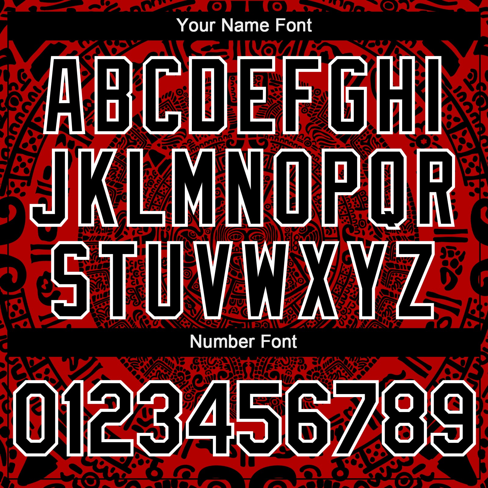 Custom Red Black-White 3D Mexico Authentic Baseball Jersey