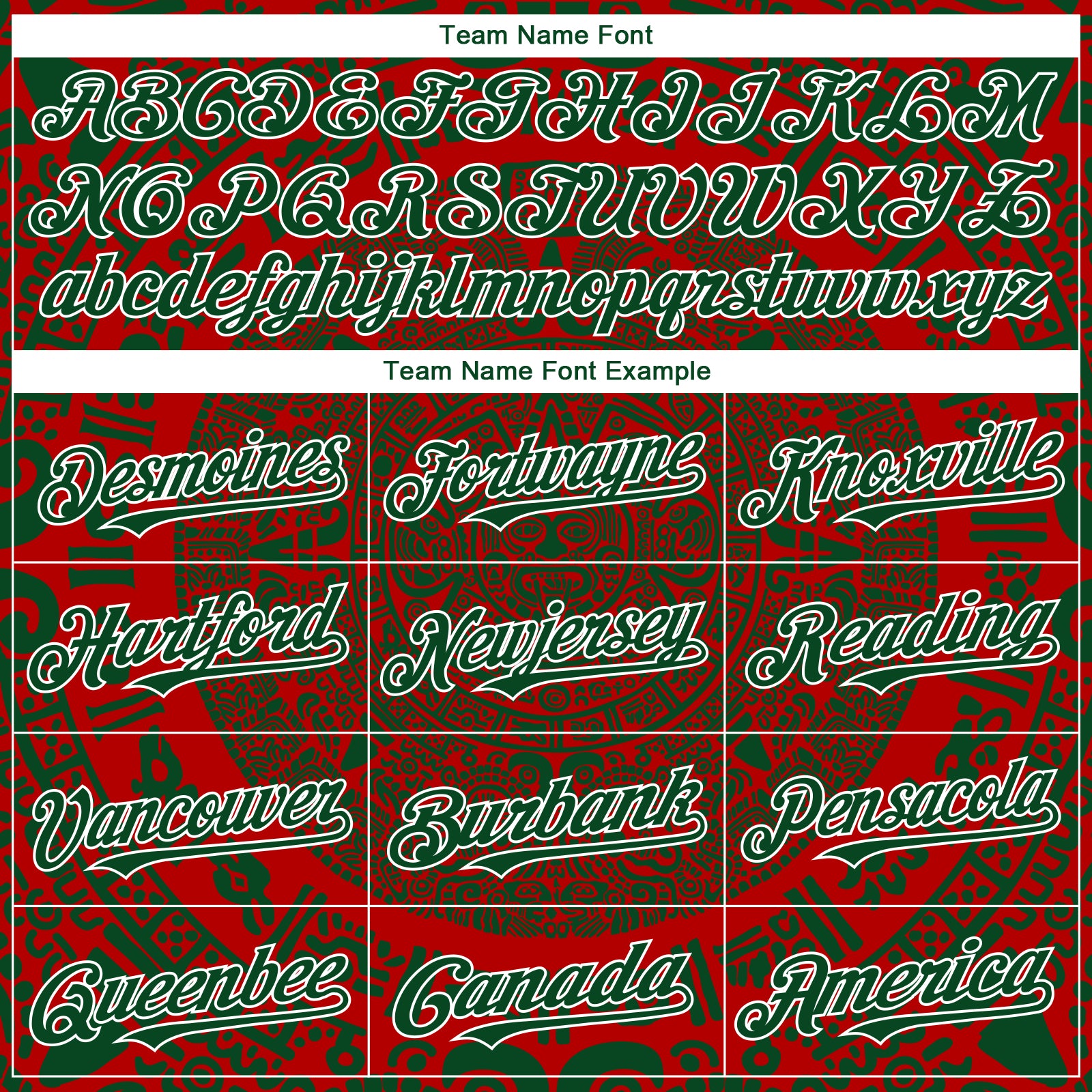 Custom Red Green-White 3D Mexico Authentic Baseball Jersey