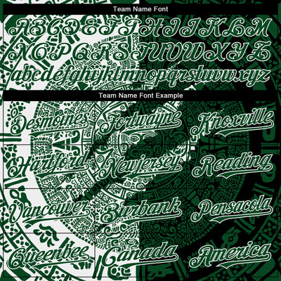 Custom Black Red Green-White 3D Mexico Scratch Authentic Baseball Jersey