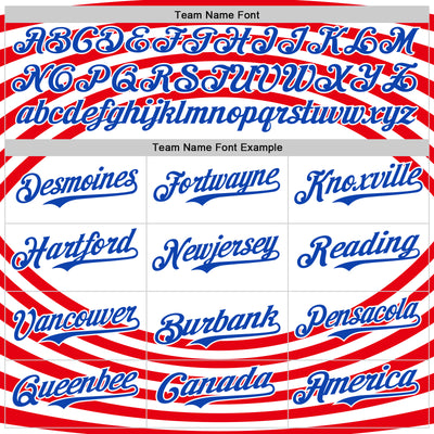 Custom White Thunder Blue-Red 3D Patriotic American Flag Authentic Baseball Jersey