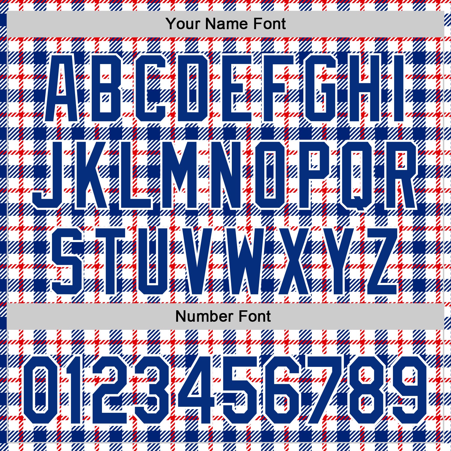 Custom White Royal-Red 3D Pattern Design Patriotic American Symbol Plaid Authentic Baseball Jersey