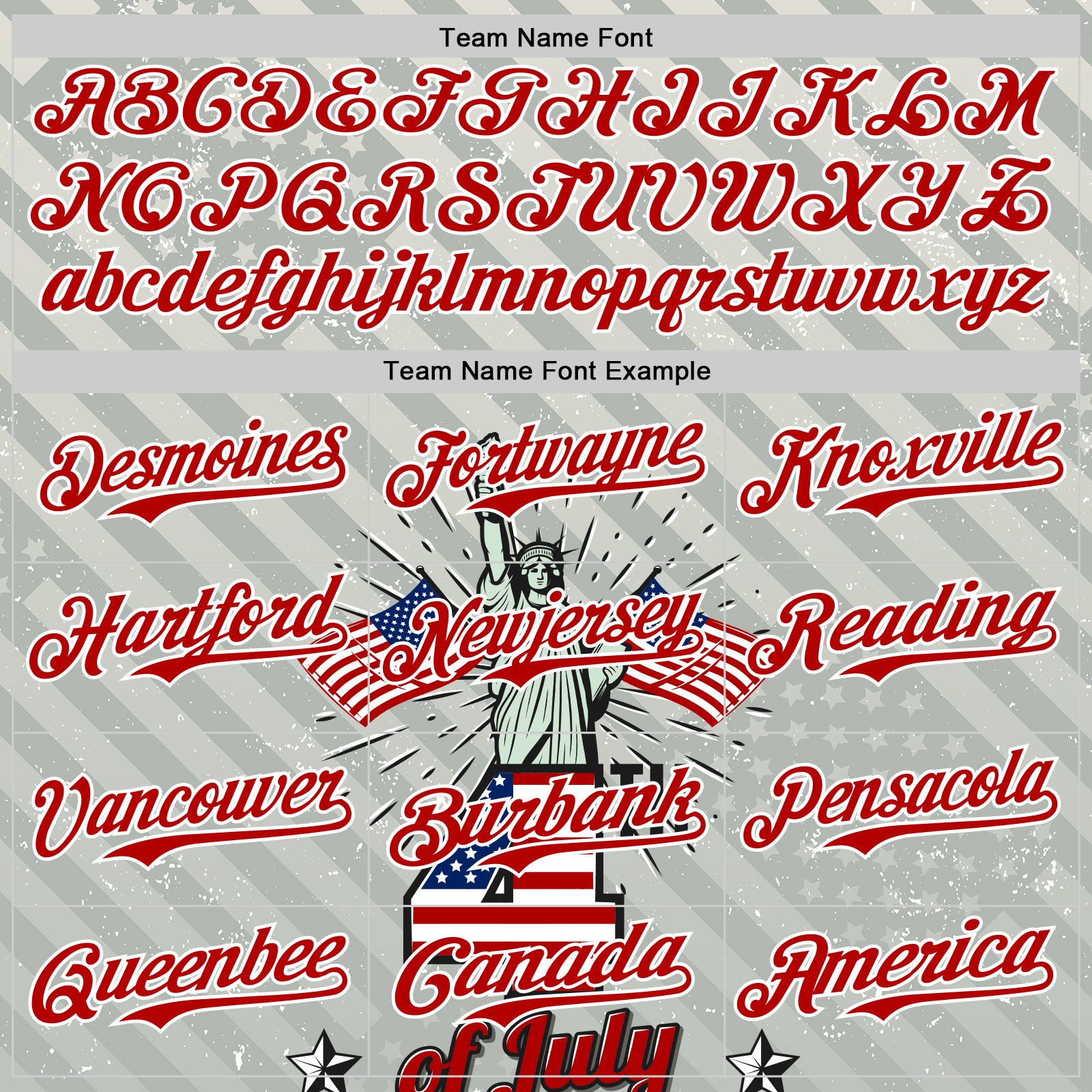 Custom Gray Red-White 3D Patriotic American Flag And Statue of Liberty Authentic Baseball Jersey