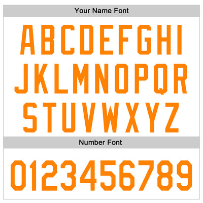 Custom White Bay Orange 3D Pattern Design Patriotic American Symbol Grand Canyon And Colorado River Authentic Baseball Jersey