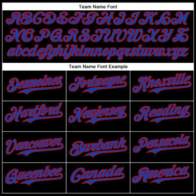 Custom Black Thunder Blue-Red 3D Patriotic Skull American Flag Authentic Baseball Jersey