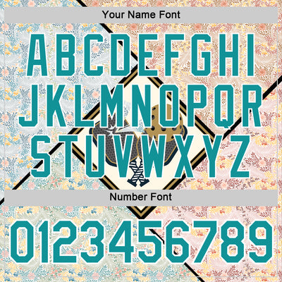 Custom Cream Teal-White 3D Pickleball Paddles Balls Floral Performance T-Shirt