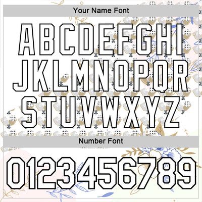 Custom White Black 3D Pickleball Paddles Balls Floral Performance T-Shirt