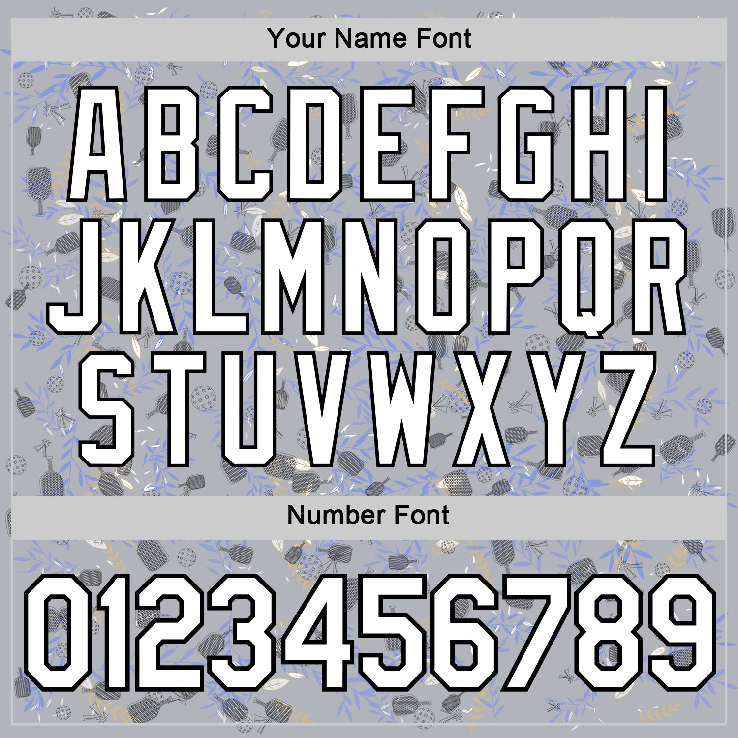 Custom Gray White-Black 3D Pickleball Paddles Balls Floral Performance T-Shirt