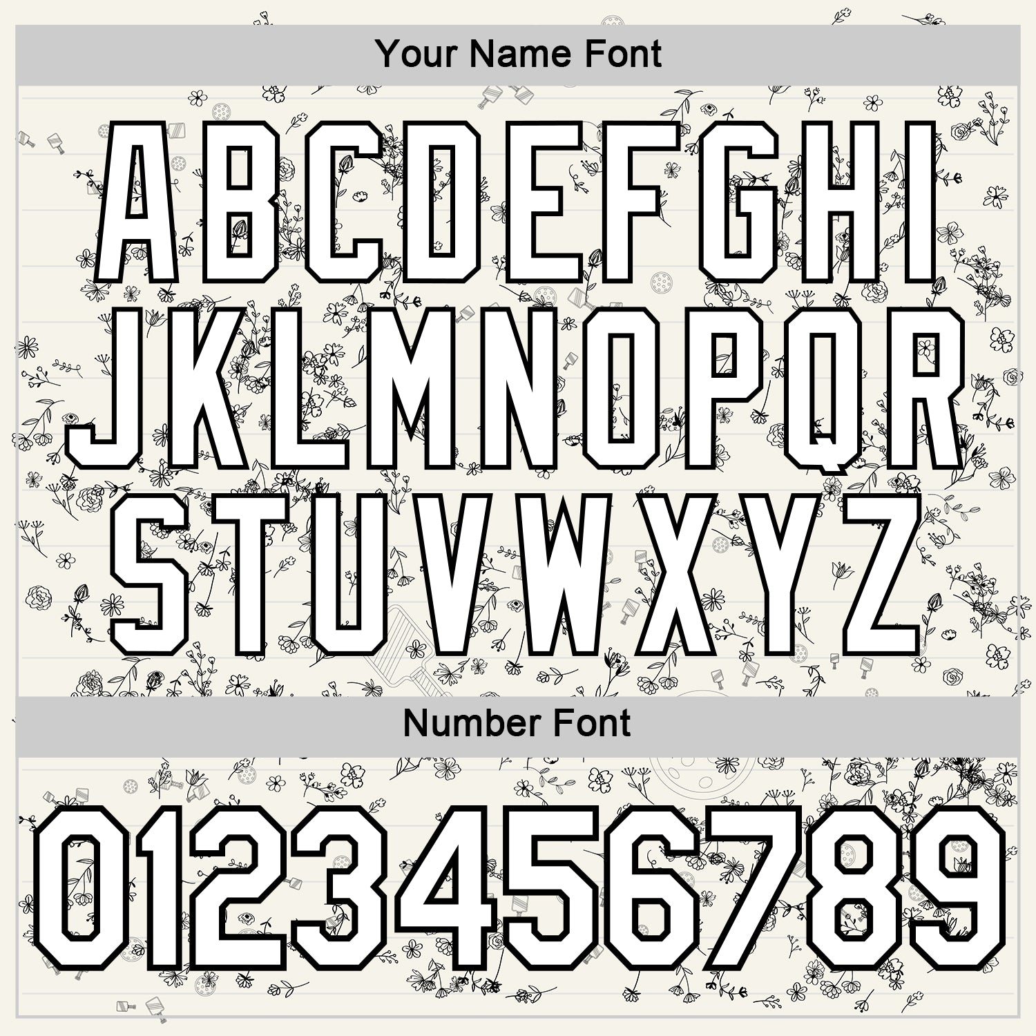 Custom Cream White-Black 3D Pickleball Paddles Balls Floral Performance T-Shirt