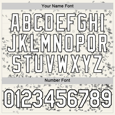 Custom Cream White-Black 3D Pickleball Paddles Balls Floral Performance T-Shirt