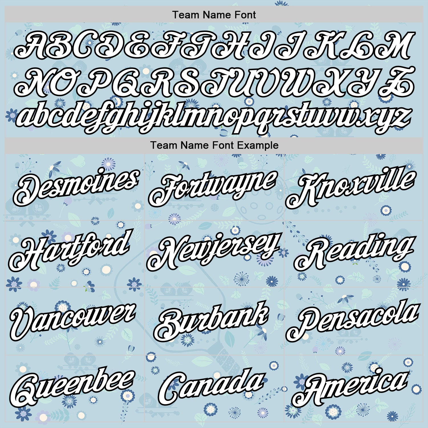 Custom Blue White-Black 3D Pickleball Paddles Balls Floral Performance T-Shirt