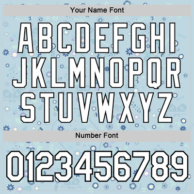 Custom Blue White-Black 3D Pickleball Paddles Balls Floral Performance T-Shirt