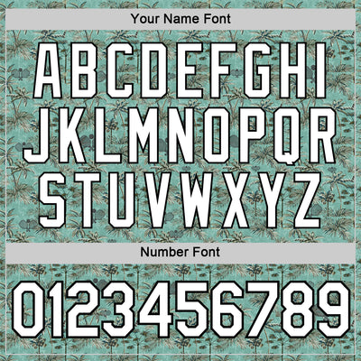 Custom Green White-Black 3D Pickleball Paddles Balls Tropical Palm Trees Performance T-Shirt