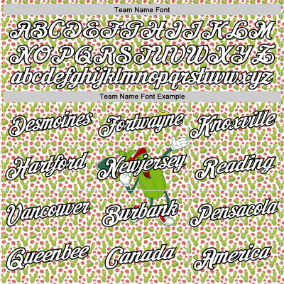 Custom White Black 3D Pickleball Paddles Balls Cactus Performance T-Shirt