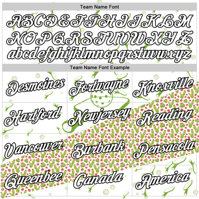 Custom White Black 3D Pickleball Paddles Balls Cactus Performance T-Shirt