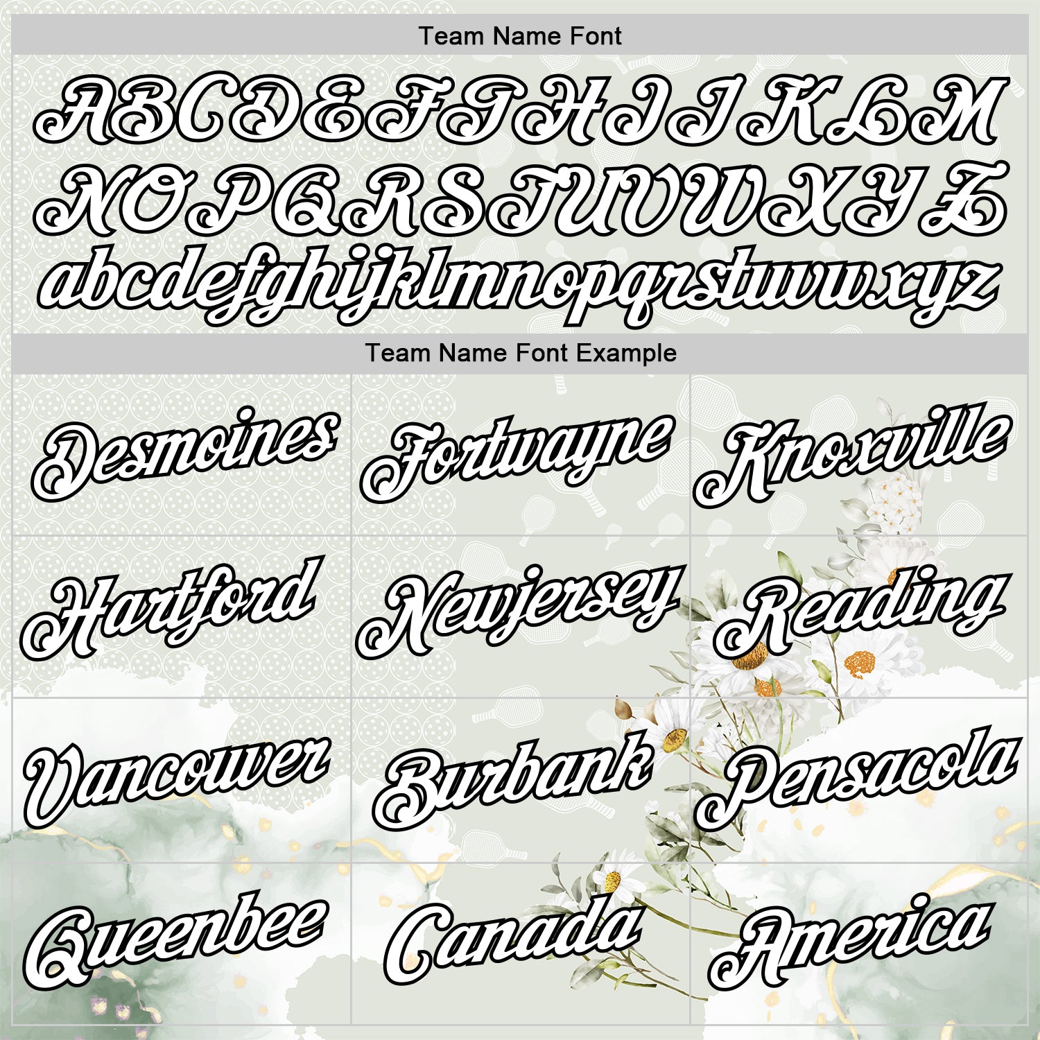 Custom Gray White-Black 3D Pickleball Paddles Balls Floral Performance T-Shirt