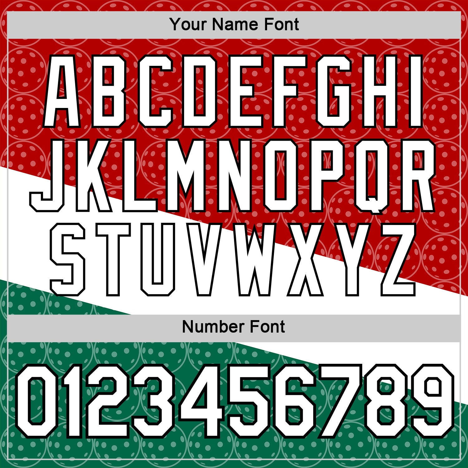 Custom Red White Green-Black 3D Pickleball Balls Performance T-Shirt