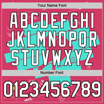 Custom Green White Red-Black 3D Pickleball Paddles Performance T-Shirt