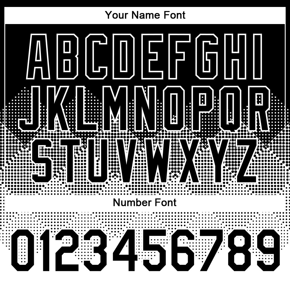 Custom Black White 3D Pattern Design Gradient Square Shapes Performance T-Shirt