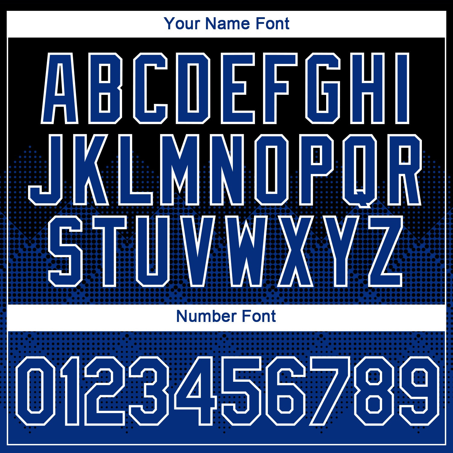 Custom Black Royal-White 3D Pattern Design Gradient Square Shapes Performance T-Shirt