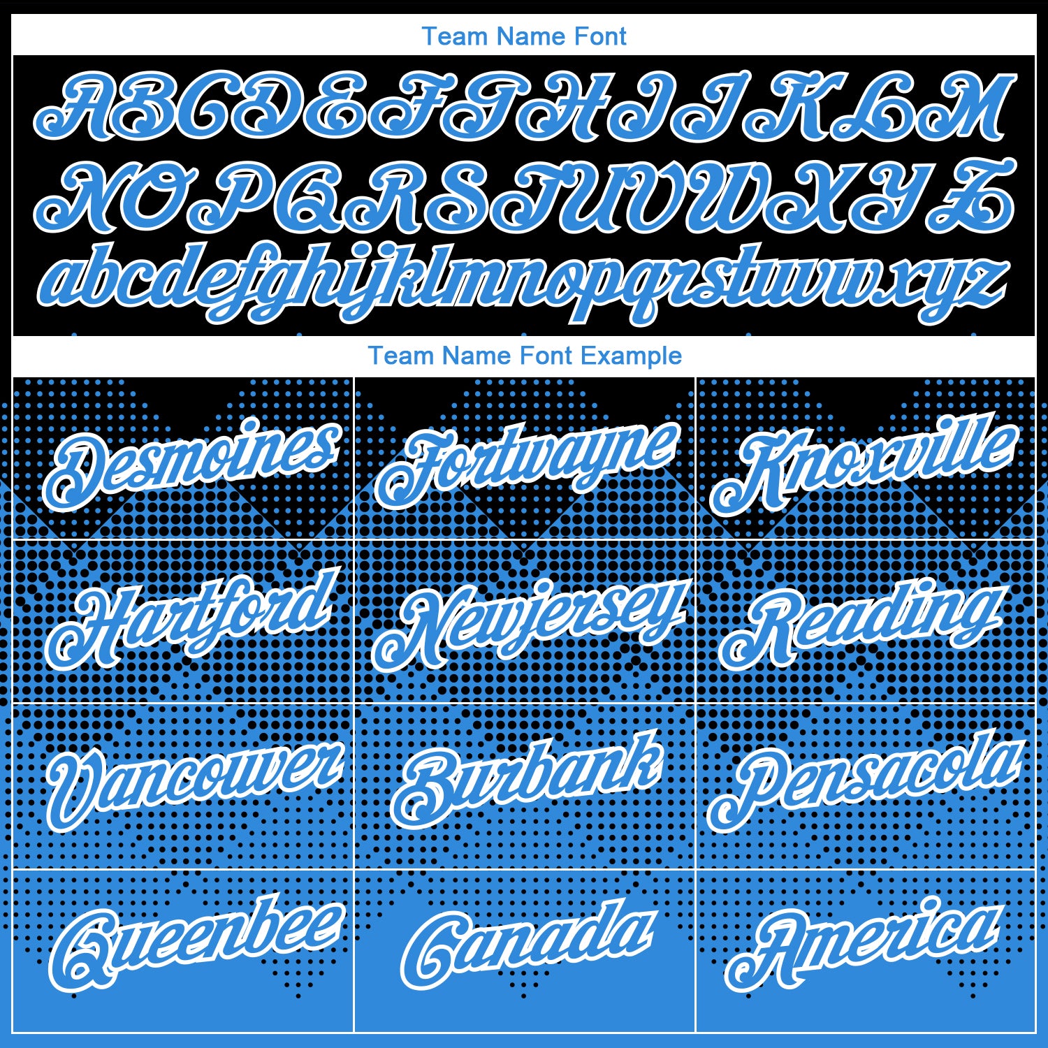 Custom Black Powder Blue-White 3D Pattern Design Gradient Square Shapes Performance T-Shirt