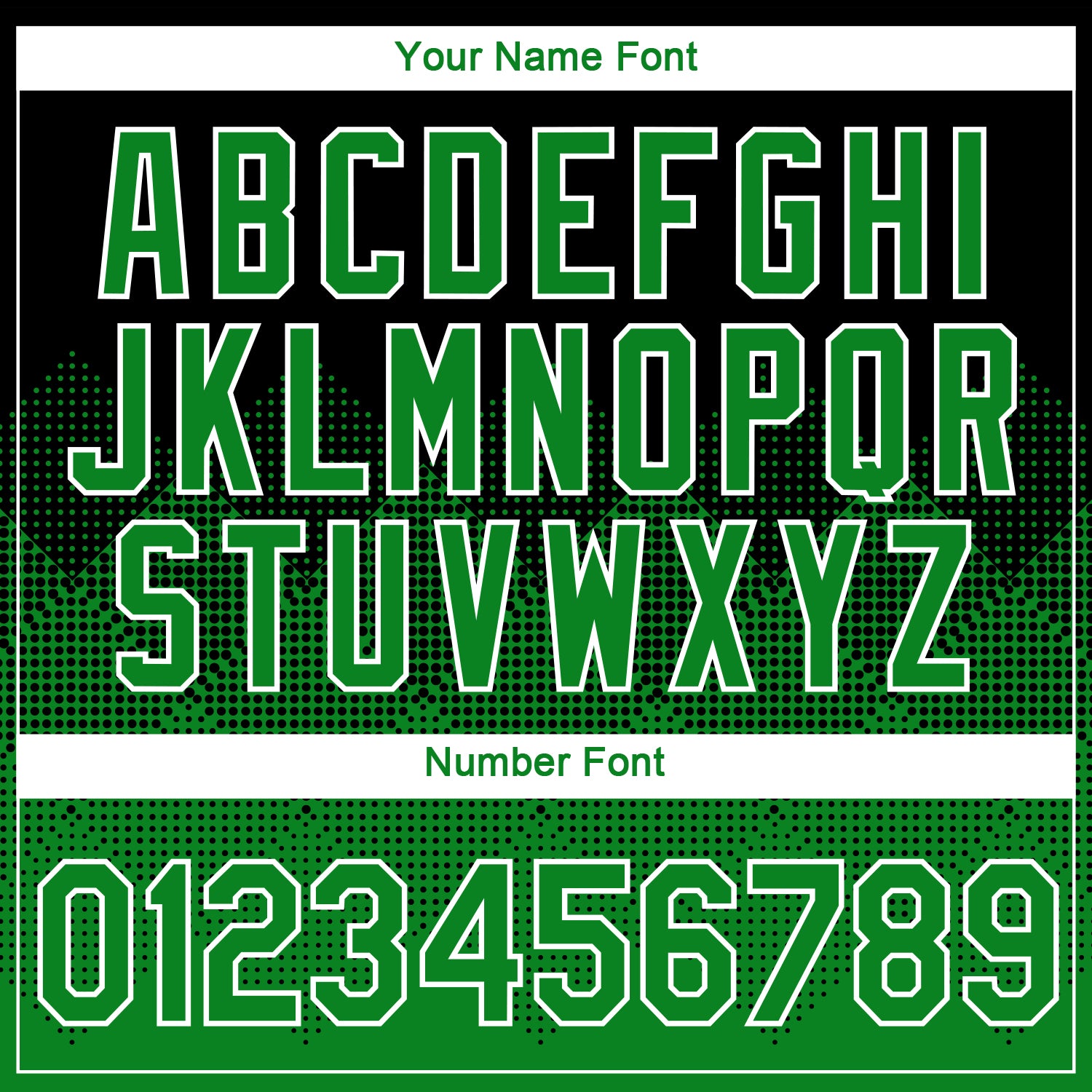 Custom Black Grass Green-White 3D Pattern Design Gradient Square Shapes Performance T-Shirt