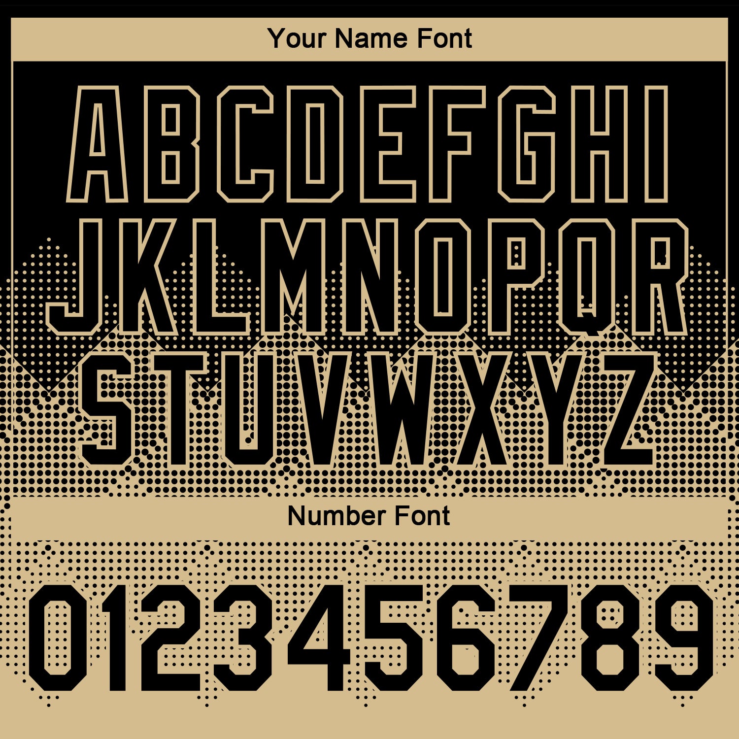 Custom Black Vegas Gold 3D Pattern Design Gradient Square Shapes Performance T-Shirt