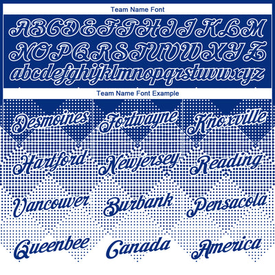 Custom Royal White 3D Pattern Design Gradient Square Shapes Performance T-Shirt