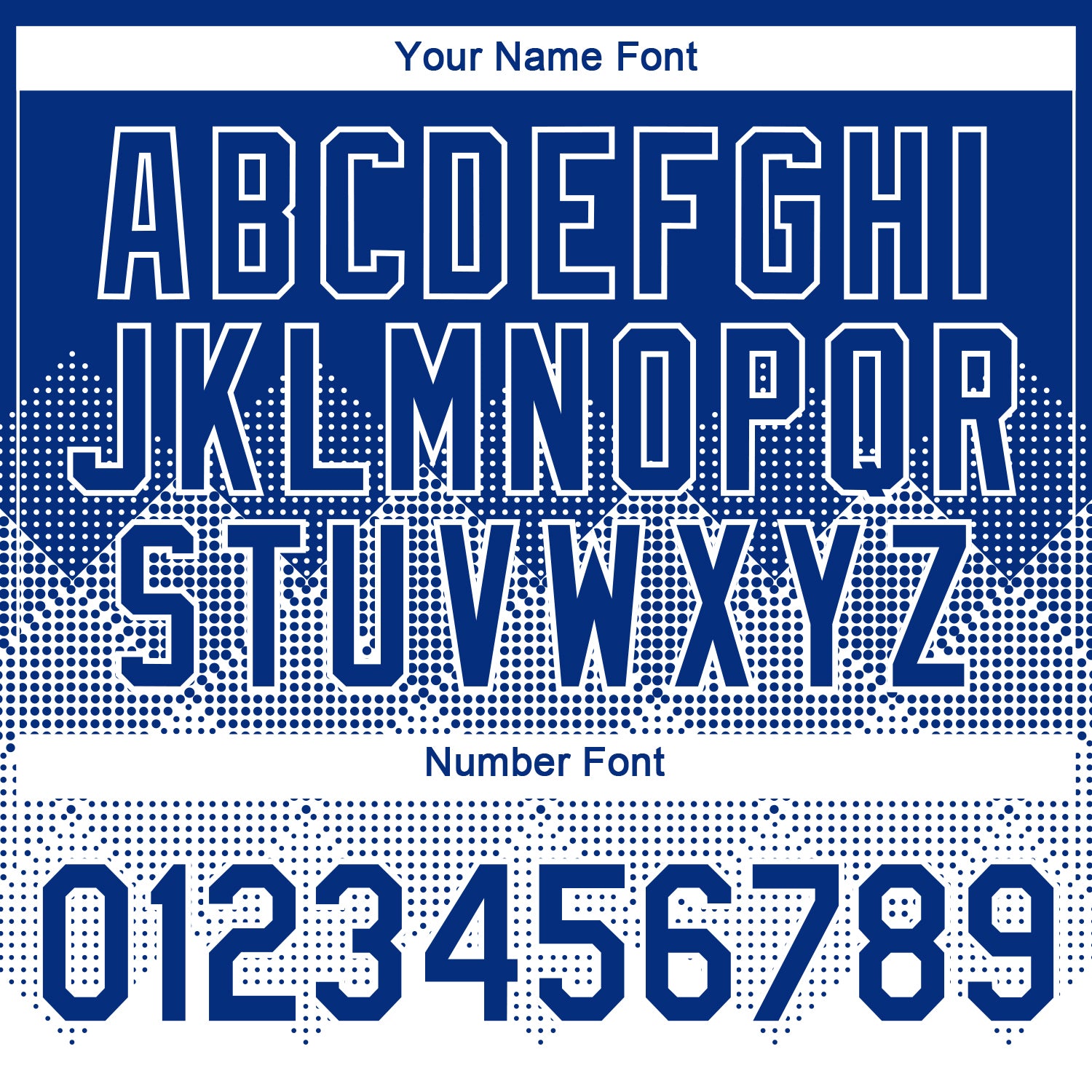 Custom Royal White 3D Pattern Design Gradient Square Shapes Performance T-Shirt