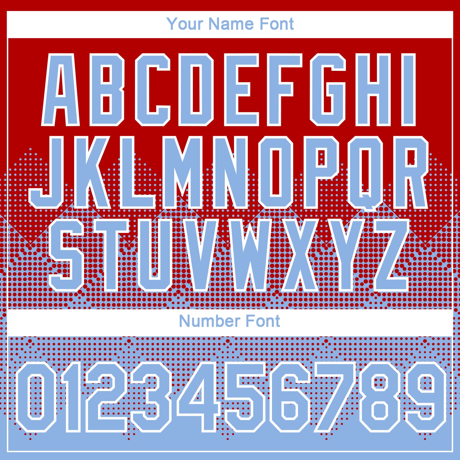 Custom Red Light Blue-White 3D Pattern Design Gradient Square Shapes Performance T-Shirt