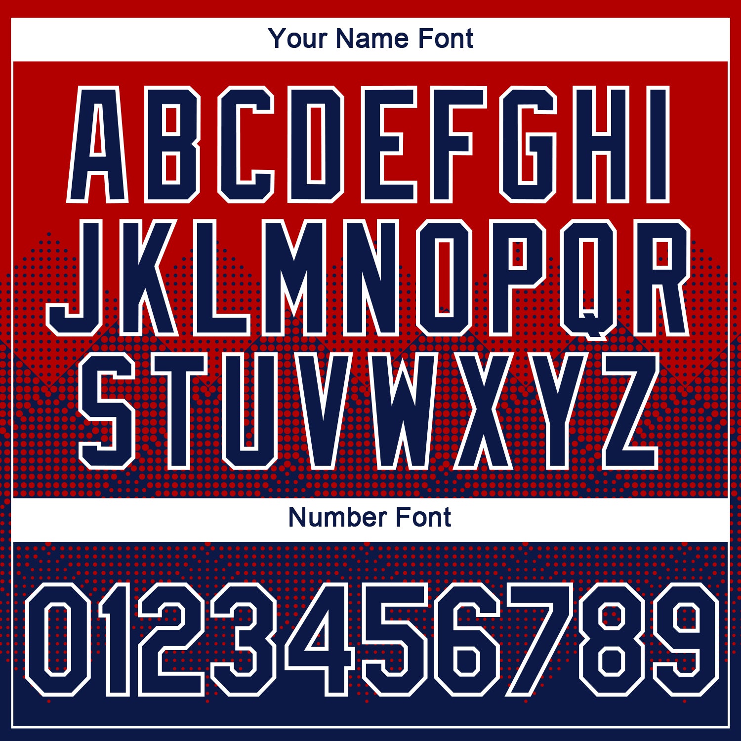 Custom Red Navy-White 3D Pattern Design Gradient Square Shapes Performance T-Shirt