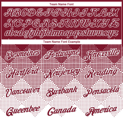 Custom Crimson White 3D Pattern Design Gradient Square Shapes Performance T-Shirt