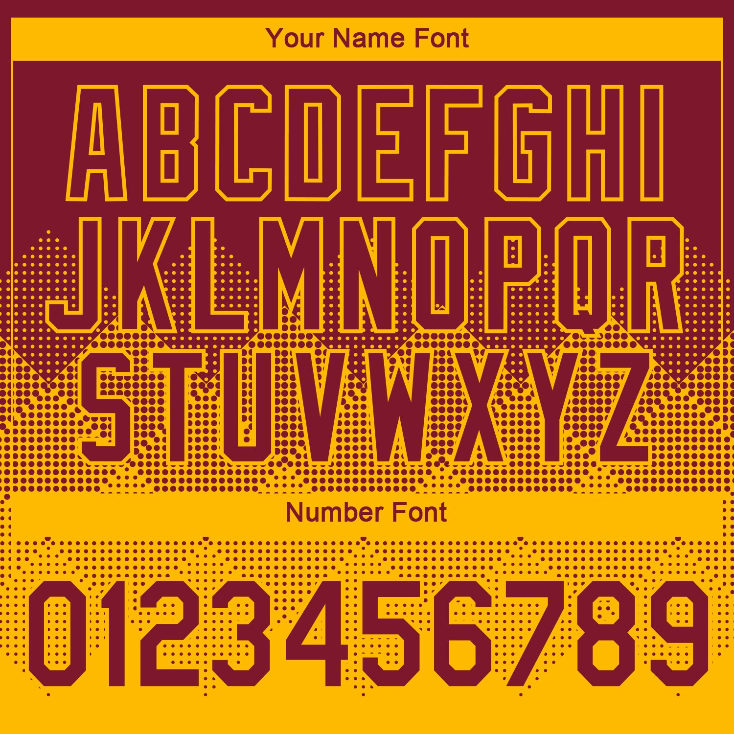 Custom Crimson Gold 3D Pattern Design Gradient Square Shapes Performance T-Shirt