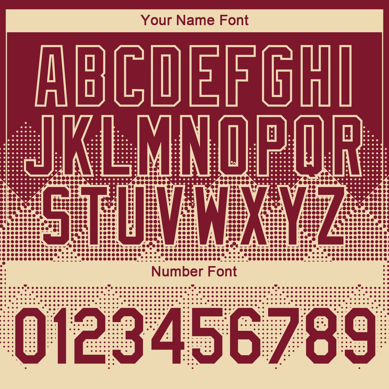 Custom Crimson Cream 3D Pattern Design Gradient Square Shapes Performance T-Shirt