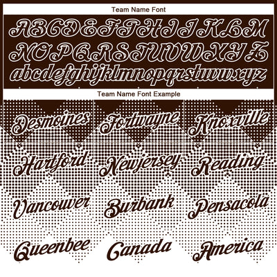 Custom Brown White 3D Pattern Design Gradient Square Shapes Performance T-Shirt