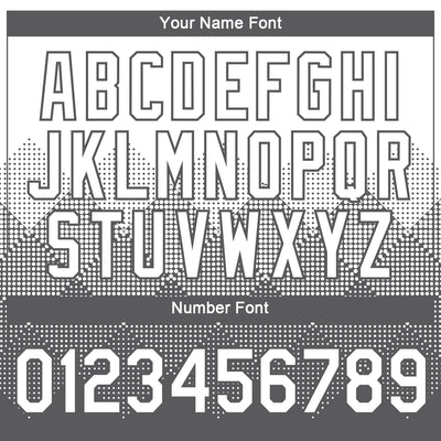 Custom White Steel Gray 3D Pattern Design Gradient Square Shapes Performance T-Shirt