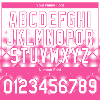 Custom White Pink 3D Pattern Design Gradient Square Shapes Performance T-Shirt