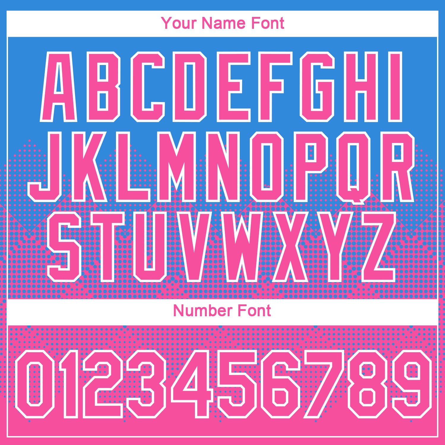 Custom Powder Blue Pink-White 3D Pattern Design Gradient Square Shapes Performance T-Shirt