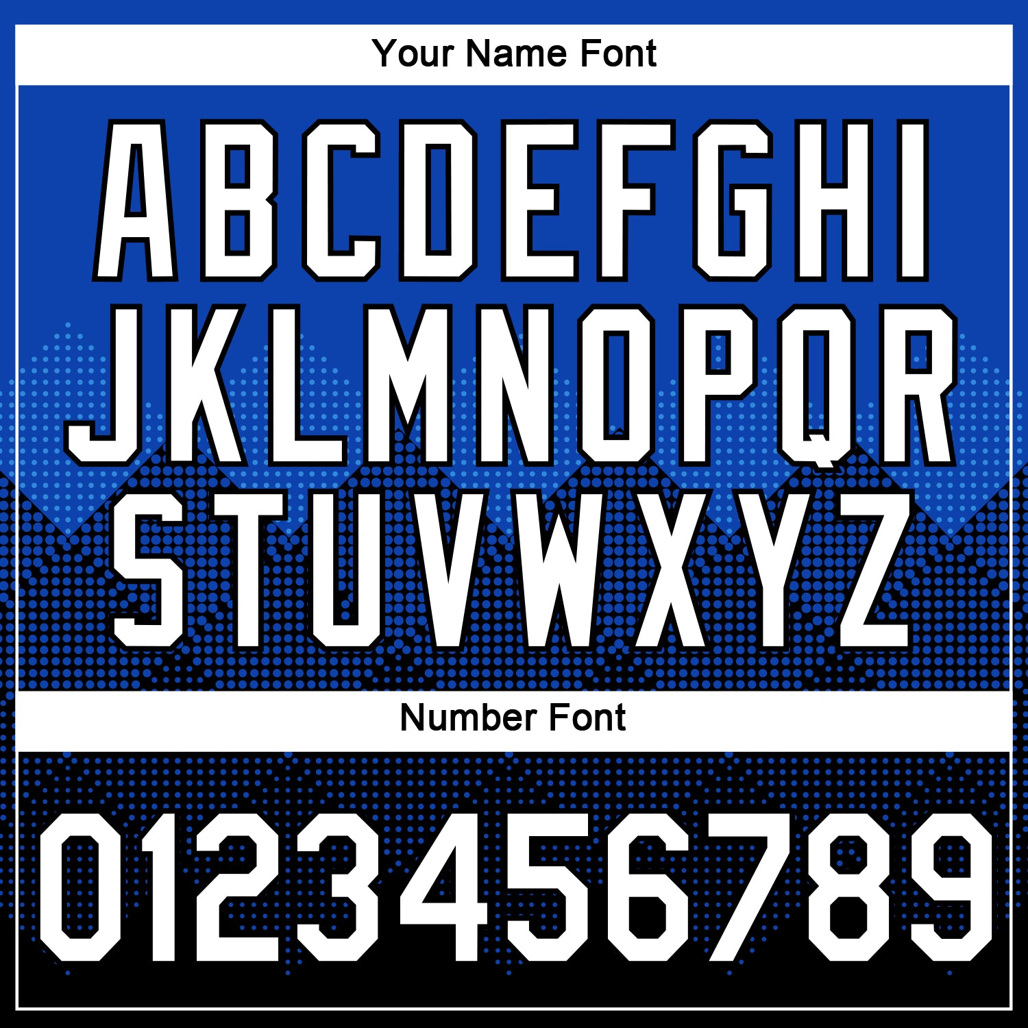 Custom Thunder Blue White-Black 3D Pattern Design Gradient Square Shapes Performance T-Shirt